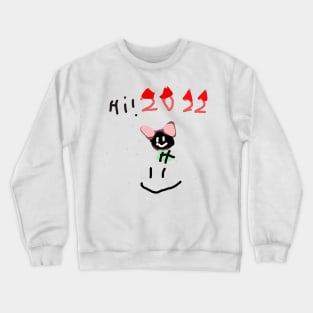 kids painting hi Crewneck Sweatshirt